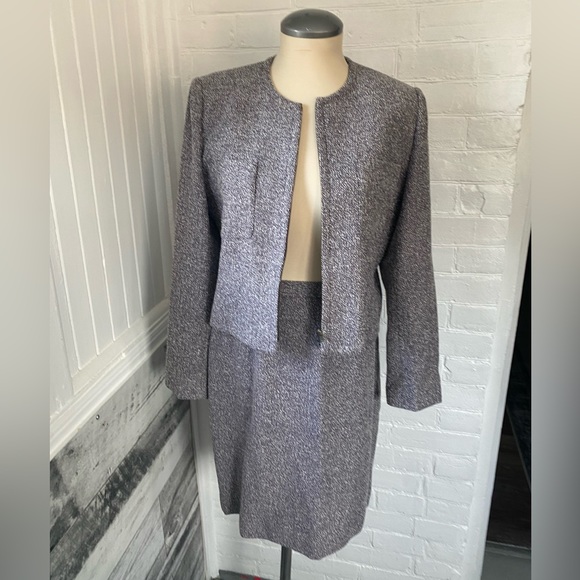 Purple vintage skirt suit - Picture 1 of 9